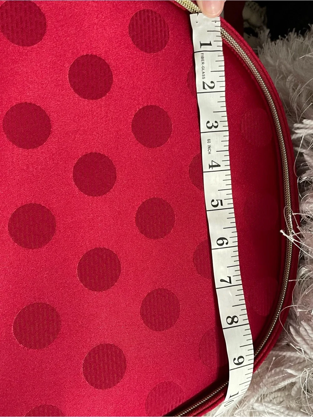 ❤️ESTÉE LAUDER Red Polka Dot Print Cosmetic Case❤️